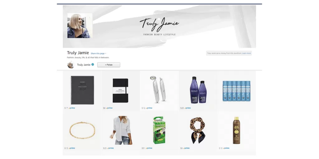 Amazon Influencer Instagram Shop - Amazon Influencer Examples - Referazon - Instantly FInd Amazon Influencers