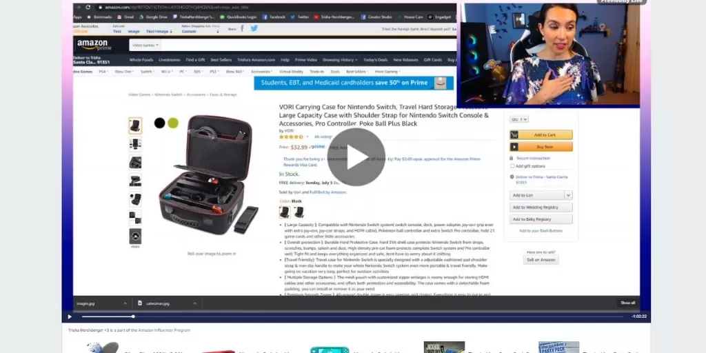 Amazon Live Influencer Example Stream - Amazon Live Influencers Everything You Need To Know - Referazon - Find Amazon Influencers Instantly