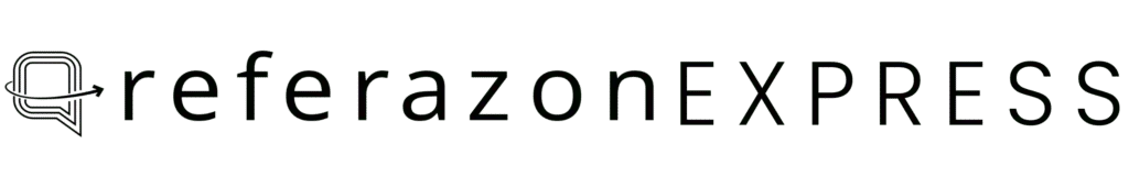 Black - Referazon Express - Logo - Amazon Influencers - Amazon Influencer Search and CRM
