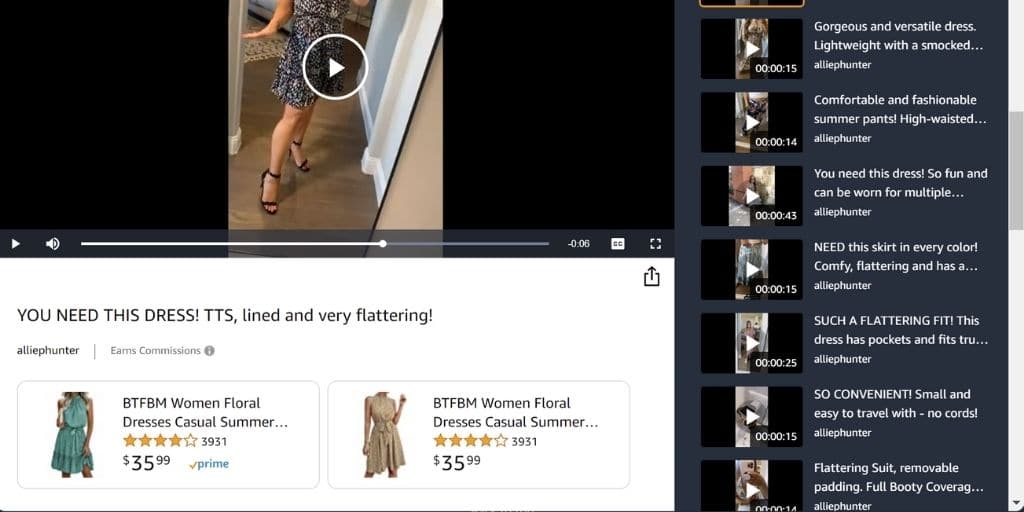 Individual Video - Amazon Influencer Storefronts Everything You Need To Know - Referazon - Amazon Influencer Marketing Software