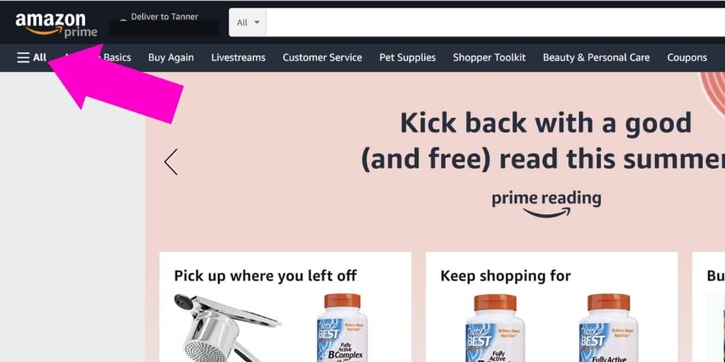 Step 1 - How To Find Amazon Influencer Storefronts on Amazon - How To Find Amazon Influencer Storefronts - Referazon - Amazon Influencer Marketing Software