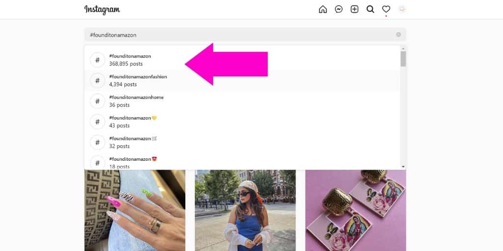 Step 1 - How To Find Amazon Influencer Storefronts on Social Media - How To Find Amazon Influencer Storefronts - Referazon - Amazon Influencer Marketing Software