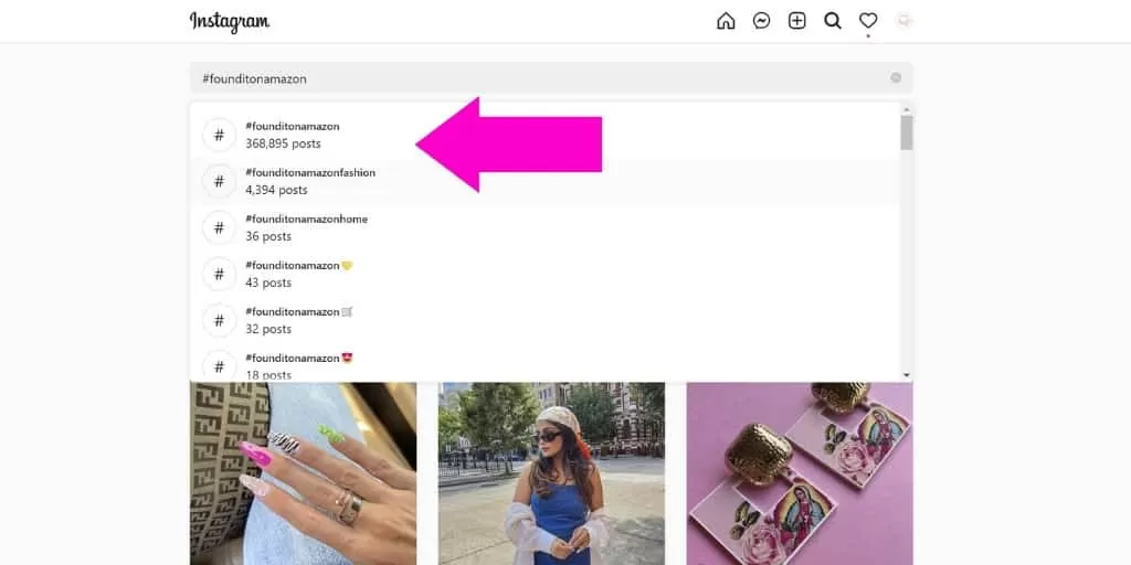 Step 1 - How To Find Amazon Influencer Storefronts on Social Media - How To Find Amazon Influencer Storefronts - Referazon - Amazon Influencer Marketing Software