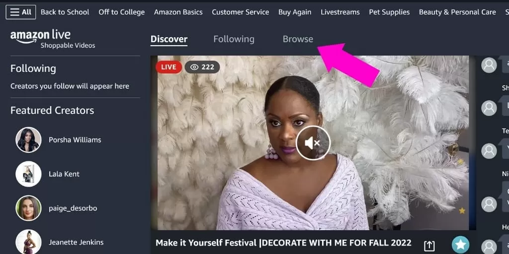 Step 5 - How To Find Amazon Live Influencers on Amazon- How To Find Amazon Live Influencers - Referazon - Amazon Influencer Marketing Software
