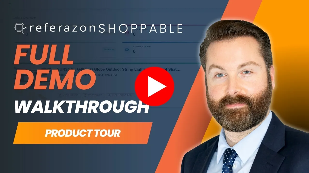 Full Demo Walkthrough - Referazon SHOPPABLE